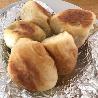 自動圧力鍋でつくる♬食べやすいサイズの薩摩芋パン